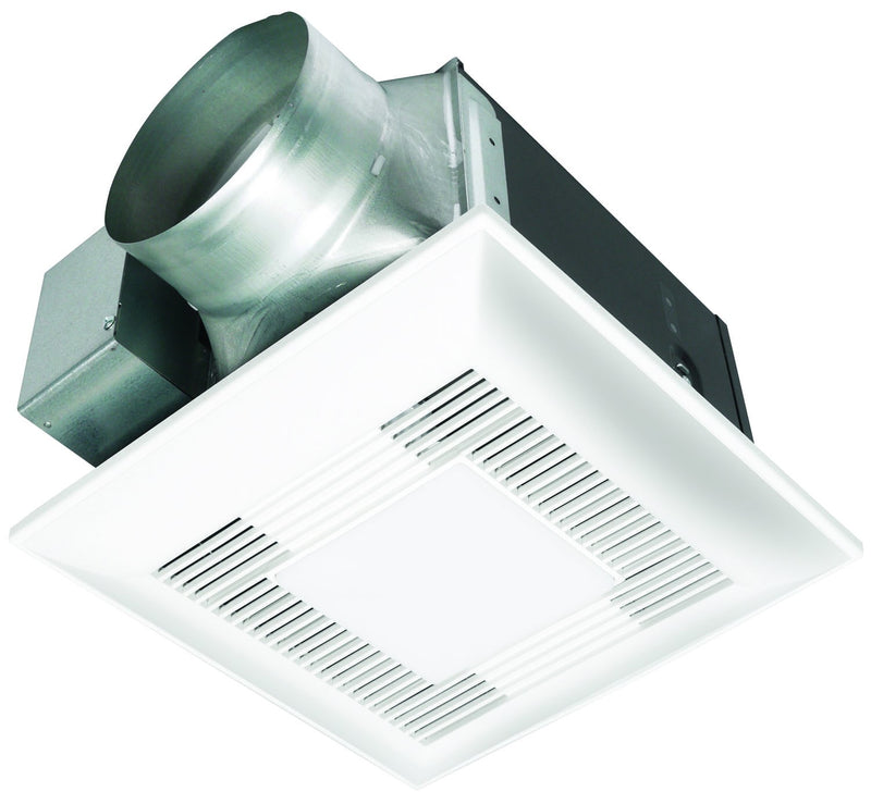 Panasonic FV-15VQL6 150 CFM: 2 13-Watt GU24 Spiral CFLs 1 4-Watt Nightlight - 31.8 Watts 4.8 CFMWatt: 0.9 sone