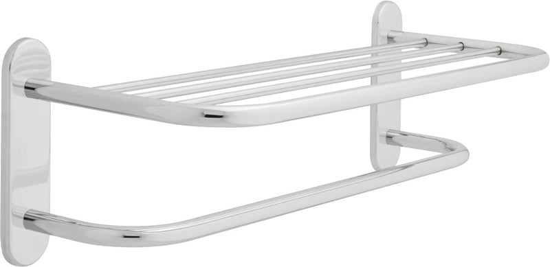 DELTA  43024 24"  BRASS TOWEL SHELF W/ ONE BAR, CH