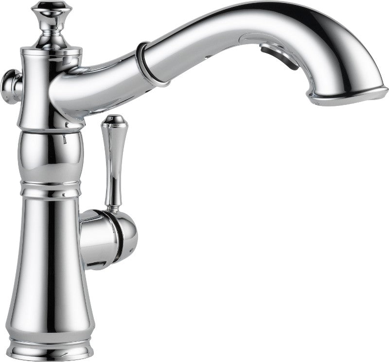 DELTA CASSIDY 4197-DST SINGLE HANDLE PULL-OUT KITCHEN FAUCET