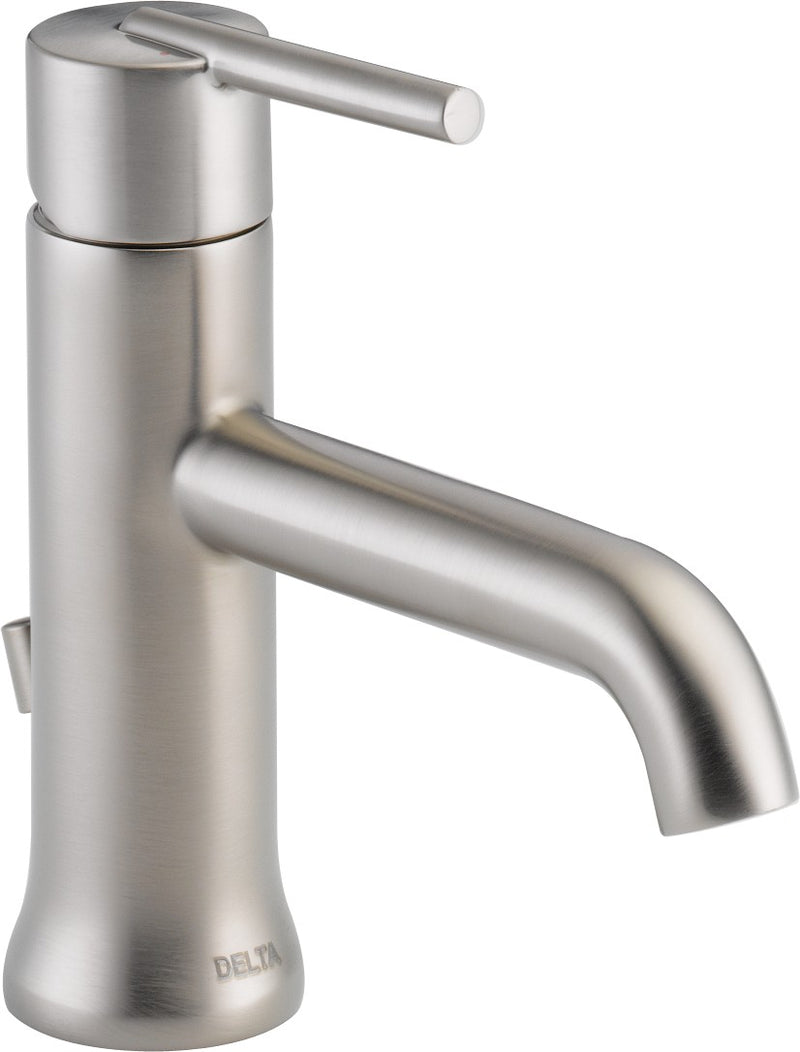 DELTA TRINSIC 559LF-MPU SINGLE HOLE - SINGLE HANDLE-4"PLATE/METAL POP-UP