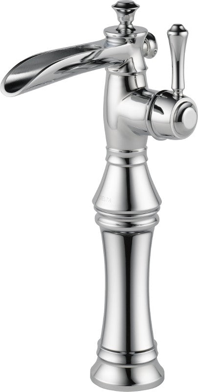 DELTA CASSIDY 798LF SINGLE HOLE - SINGLE HANDLE CHANNEL SPOUT W/ RISER