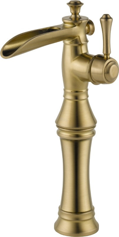 DELTA CASSIDY 798LF SINGLE HOLE - SINGLE HANDLE CHANNEL SPOUT W/ RISER
