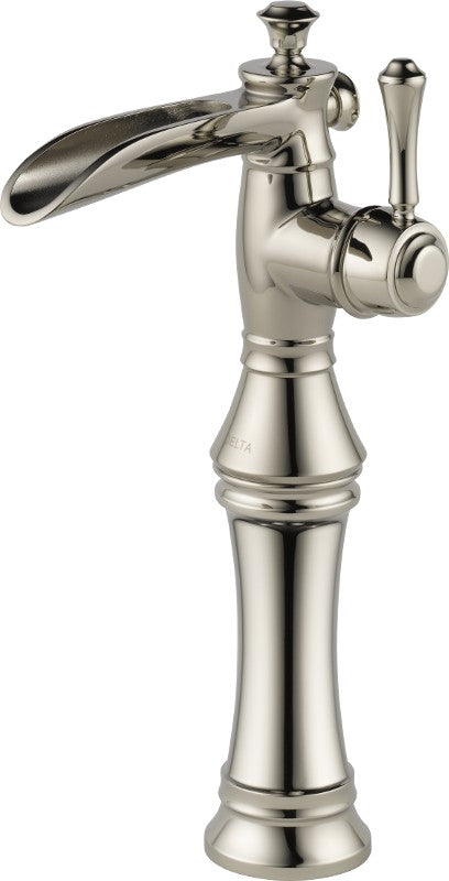 DELTA CASSIDY 798LF SINGLE HOLE - SINGLE HANDLE CHANNEL SPOUT W/ RISER