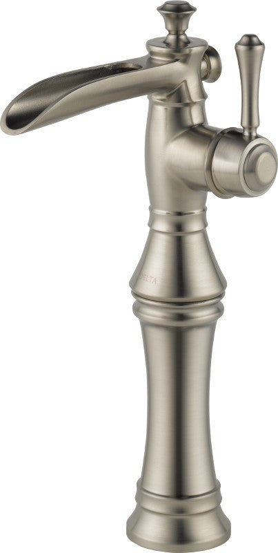 DELTA CASSIDY 798LF SINGLE HOLE - SINGLE HANDLE CHANNEL SPOUT W/ RISER