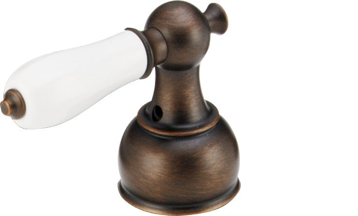 DELTA  H212 SMALL TRADITIONAL HANDLES W/PORCELAIN ACCENT