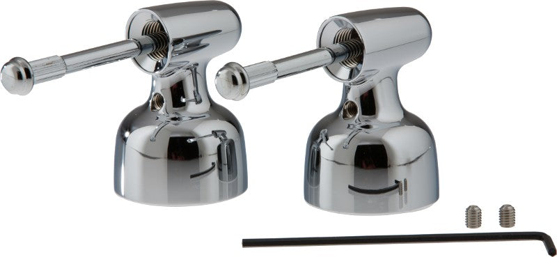 DELTA  H22 SM BULLET LEVER HNDLBASES(2)W/