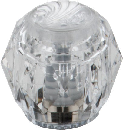 DELTA  H41 MEDIUM CLEAR KNOB   HNDLS(2)W/