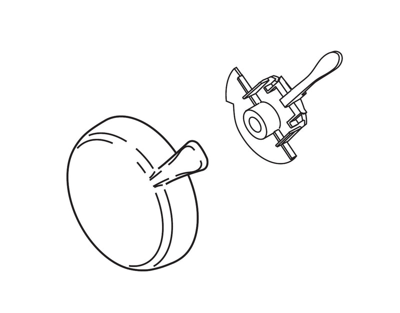 DELTA  RP51307 TEMPERATURE KNOB AND COVER