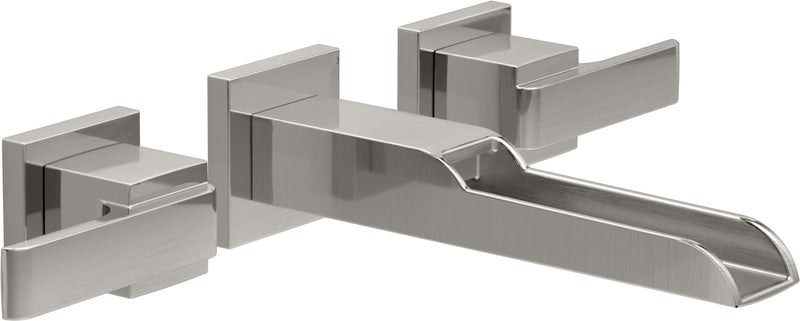 DELTA ARA T3568LF-WL 2H WALL MOUNT CHANNEL LAVATORYFAUCET - 8"