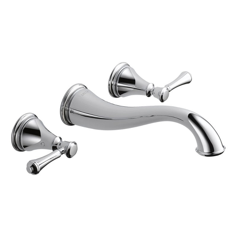 DELTA CASSIDY T3597LF-WL TWO HANDLE WALL MOUNT LAVATORY FAUCET TRIM
