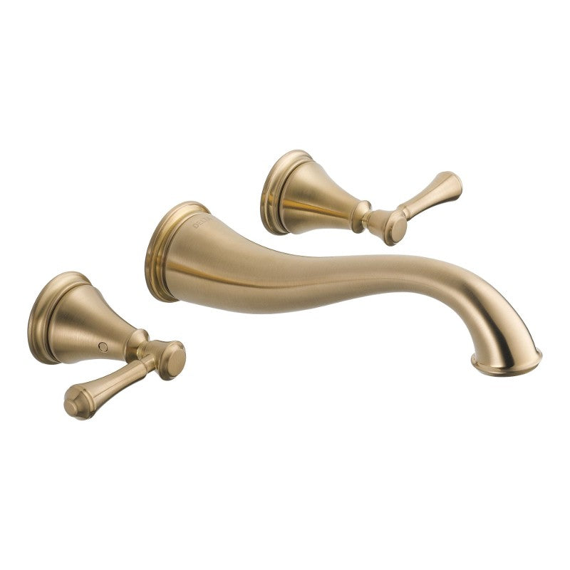 DELTA CASSIDY T3597LF-WL TWO HANDLE WALL MOUNT LAVATORY FAUCET TRIM