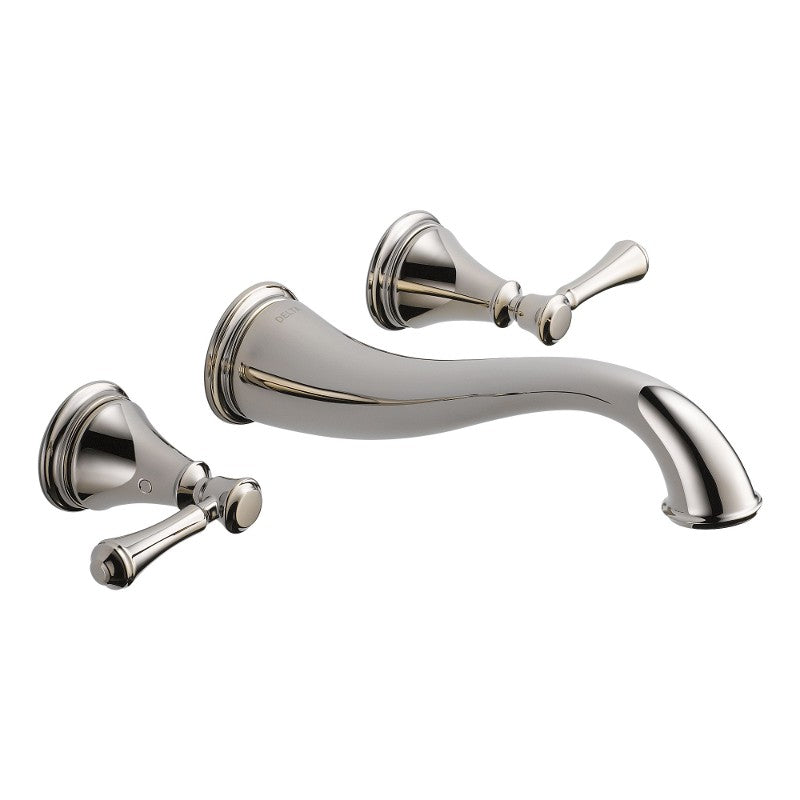 DELTA CASSIDY T3597LF-WL TWO HANDLE WALL MOUNT LAVATORY FAUCET TRIM