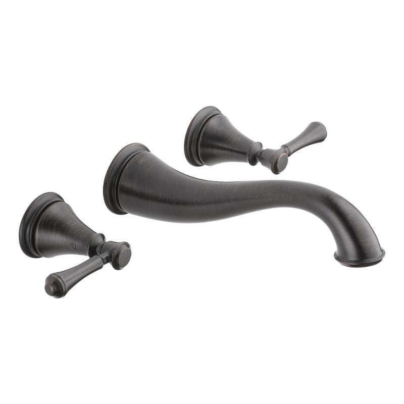 DELTA CASSIDY T3597LF-WL TWO HANDLE WALL MOUNT LAVATORY FAUCET TRIM