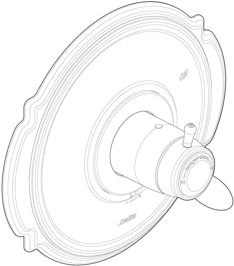 DELTA  RP54318 D- VICTORIAN 1900 TO 17T CONVERSION TRIM KIT