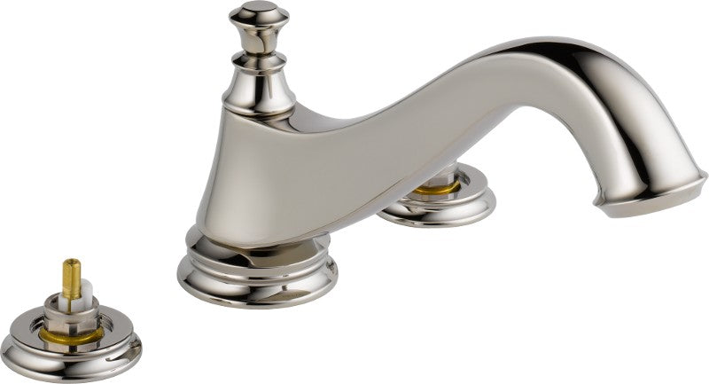 DELTA CASSIDY T2795-LHP 3-HOLE ROMAN TUB TRIM - LOW ARC SPOUT
