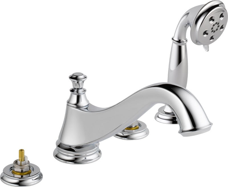 DELTA CASSIDY T4795-LHP ROMAN TUB W/ HAND SHOWER TRIM - LOW ARC SPOUT