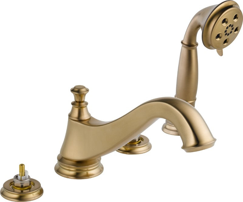 DELTA CASSIDY T4795-LHP ROMAN TUB W/ HAND SHOWER TRIM - LOW ARC SPOUT