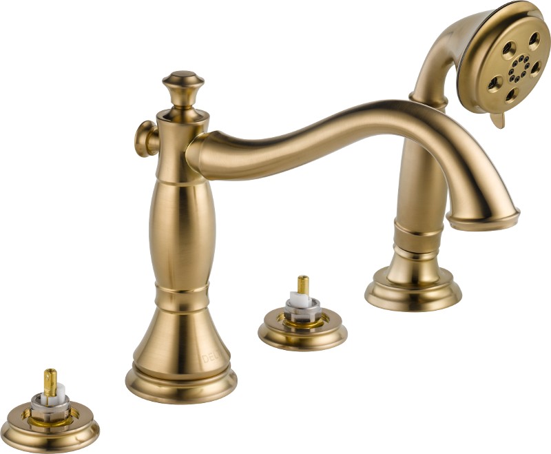DELTA CASSIDY T4797-LHP ROMAN TUB W/ HAND SHOWER TRIM
