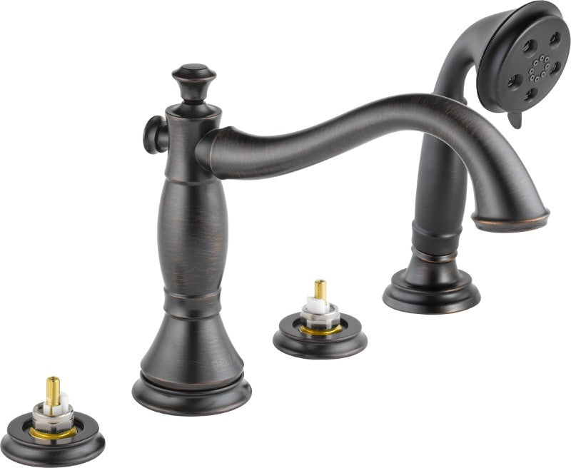DELTA CASSIDY T4797-LHP ROMAN TUB W/ HAND SHOWER TRIM