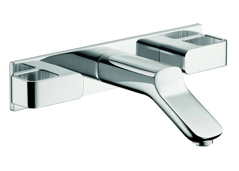AXOR URQUIOLA WALL-MOUNTED WIDESPREAD FAUCET W/BASEPLATE