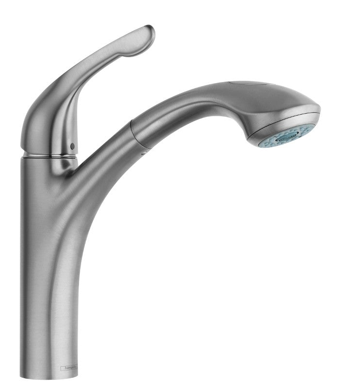 Hansgrohe 04076-1 Allegro Single Hole Kitchen Faucet Low Flow