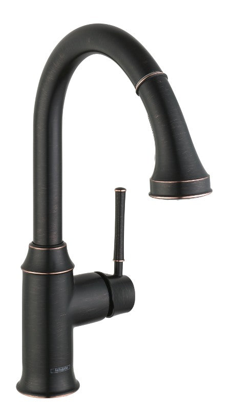 Hansgrohe 04215-1 Hg Talis C Higharc Single Hole Kitchen Faucet With Pull Down 2