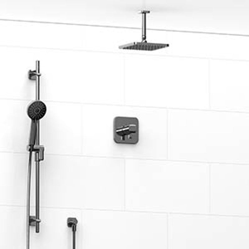 Riobel Salome KIT323SA Type TP thermostaticpressure balance 0.5 coaxial 2-way system with hand shower and shower head
