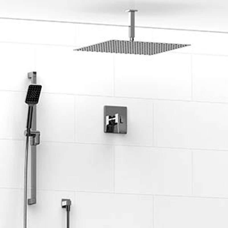 Riobel KIT8323 Type TP thermostaticpressure balance 0.5 coaxial 2-way system with hand shower and shower head