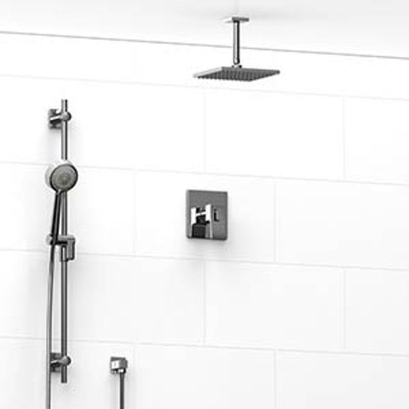 Riobel Zendo 2-Way Shower System Trim with Hand Shower and Shower Head TKIT323ZOTQ