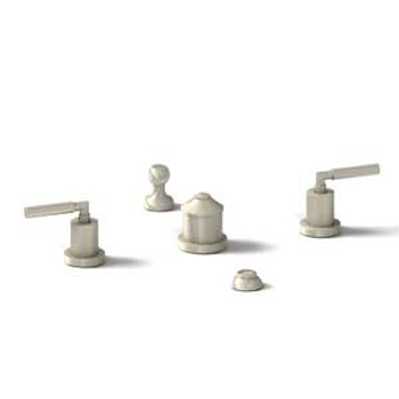 Riobel Sylla SY09L 4-piece bidet faucet with integrated vaccum breaker