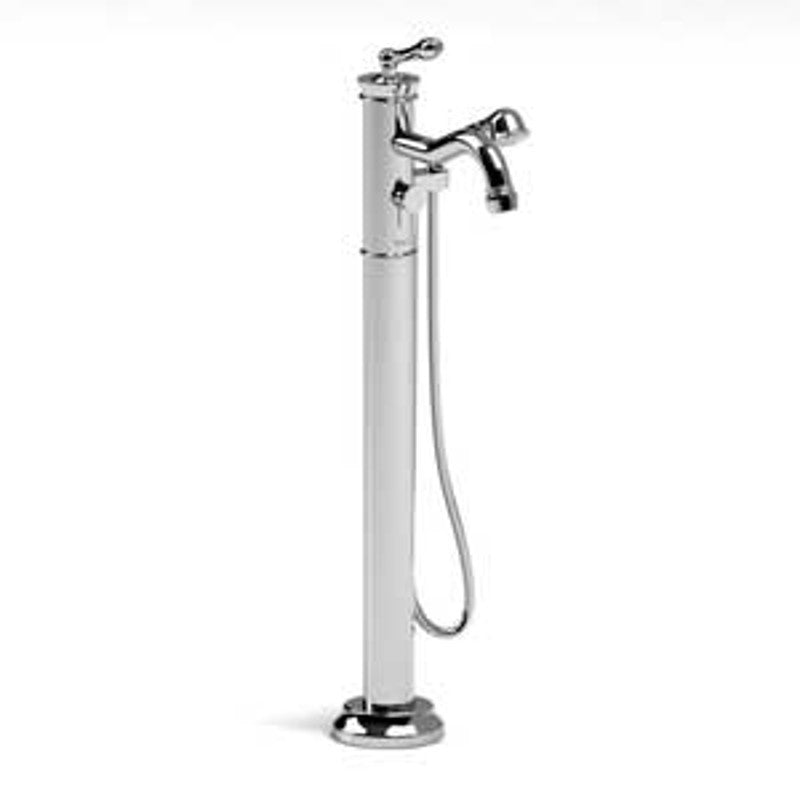Riobel TAT33 Floor-mount tub filler with hand shower trim