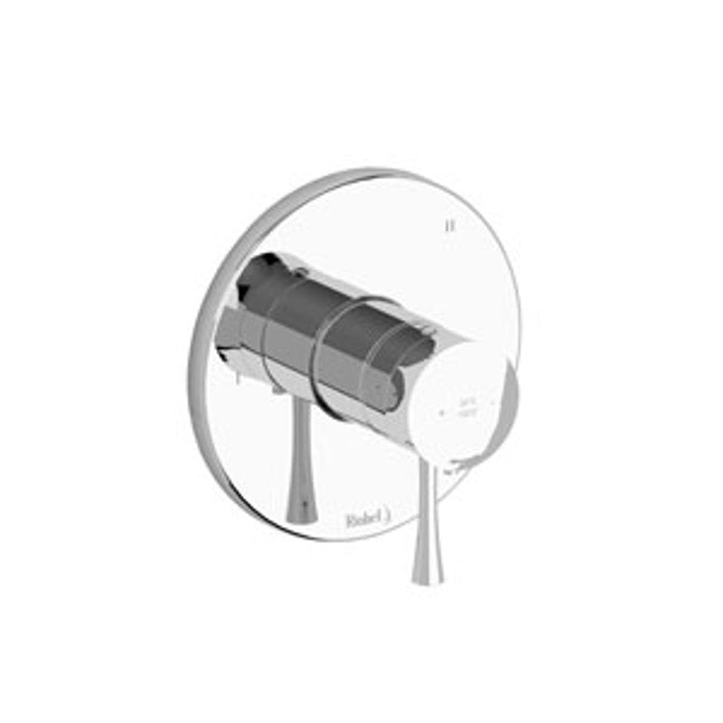 Riobel Edge TEDTM45 3-way Type TP thermostaticpressure balance coaxial valve trim (Without Rough-in)
