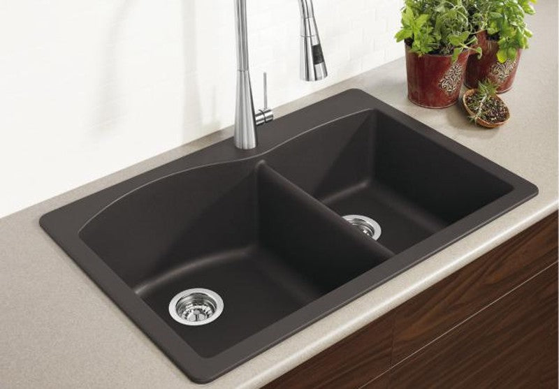 BLANCO DIAMOND 1 3/4 SILGRANIT WHITE