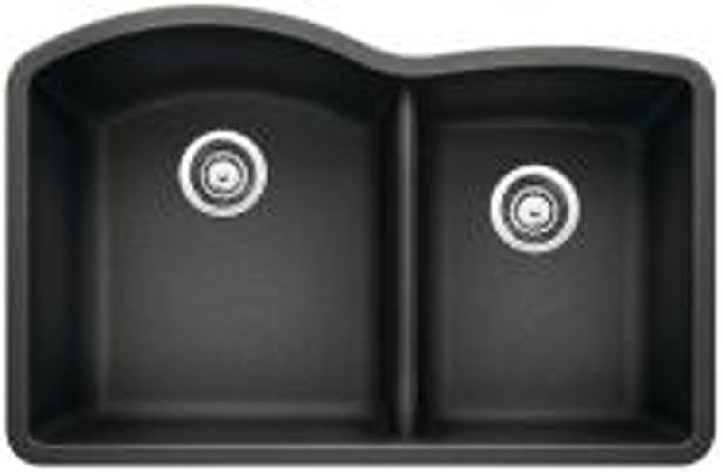 BLANCO DIAMOND U 1 3/4 LOW DIVIDE, WHITE