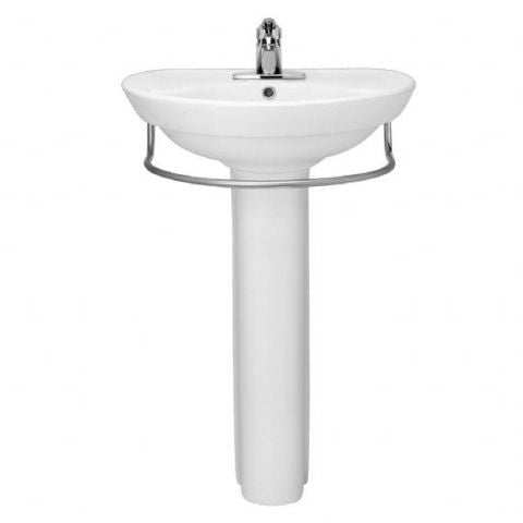 American Standard Ravenna 8-Inch Widespread Pedestal Sink Top and Leg Combination