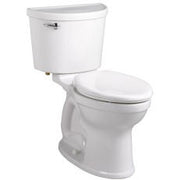 American Standard Champion Pro Two-Piece 1.28 gpf/4.8 Lpf Chair Height Elongated Toilet Less Seat with Lined Tank