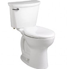 American Standard Cadet Pro Two-Piece 1.28 gpf/4.8 Lpf Standard Height Elongated 10-Inch Rough Toilet Less Seat