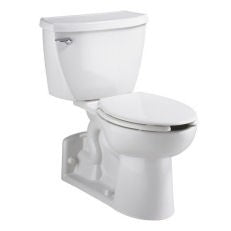 American Standard Yorkville Two-Piece Pressure Assist 1.6 gpf/6.0 Lpf Chair Height Back Outlet Elongated EverClean Toilet