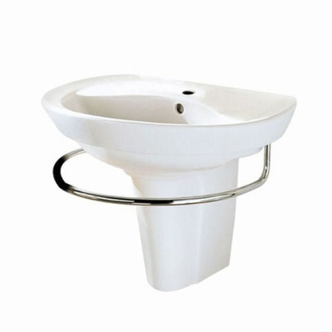 American Standard Ravenna Center Hole Only Wall-Hung Sink and Semi-Pedestal Leg Combination
