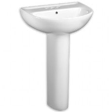 American Standard 22-Inch Evolution 8-Inch Widespread Pedestal Sink Top