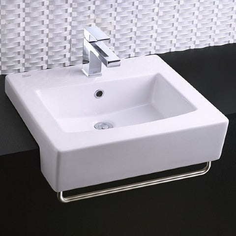 American Standard Boxe Semi-Countertop Sink With 8-Inch Widespread