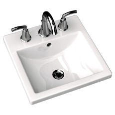 American Standard Studio Carre Drop-In Sink With Center Hole Only