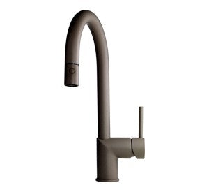 Kindred KFPD1900 Gooseneck pull down spray faucet dual stream Storm