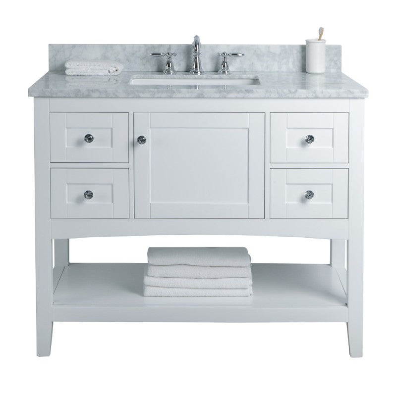 Virta 42 Inch Sirena Floor Mount Single Sink Vanity