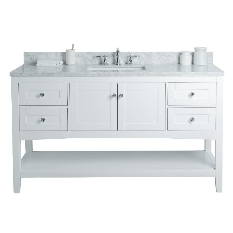 Virta 60 Inch Sirena Floor Mount Single Sink Vanity