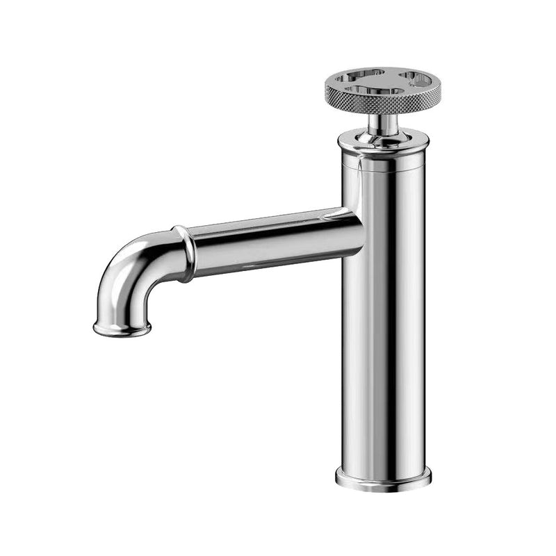 Empyrean ROSTO01 Rose Single Lavatory Faucet with Top Knurled Wheel