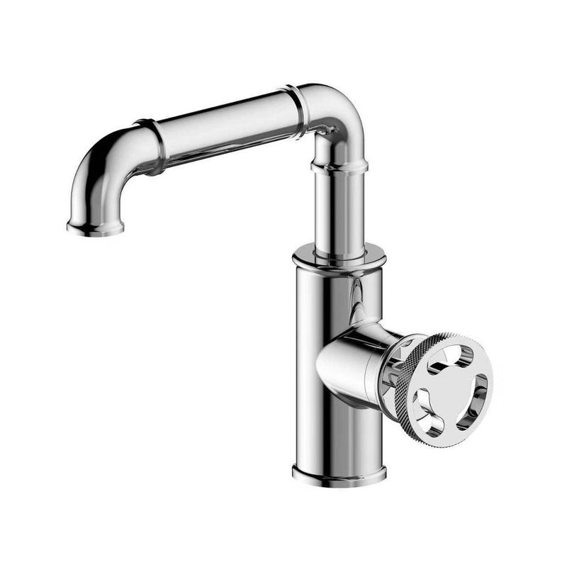Empyrean ROSSO01 Rose Single Lavatory Faucet with Side Knurled Wheel