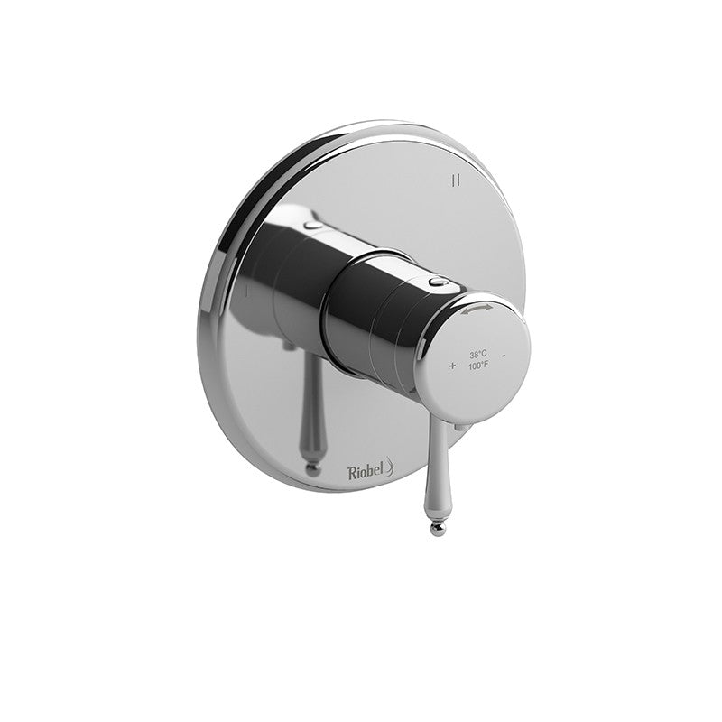 Riobel Georgian TGN47 3-way no share Type T/P coaxial valve trim (Without Rough-in)