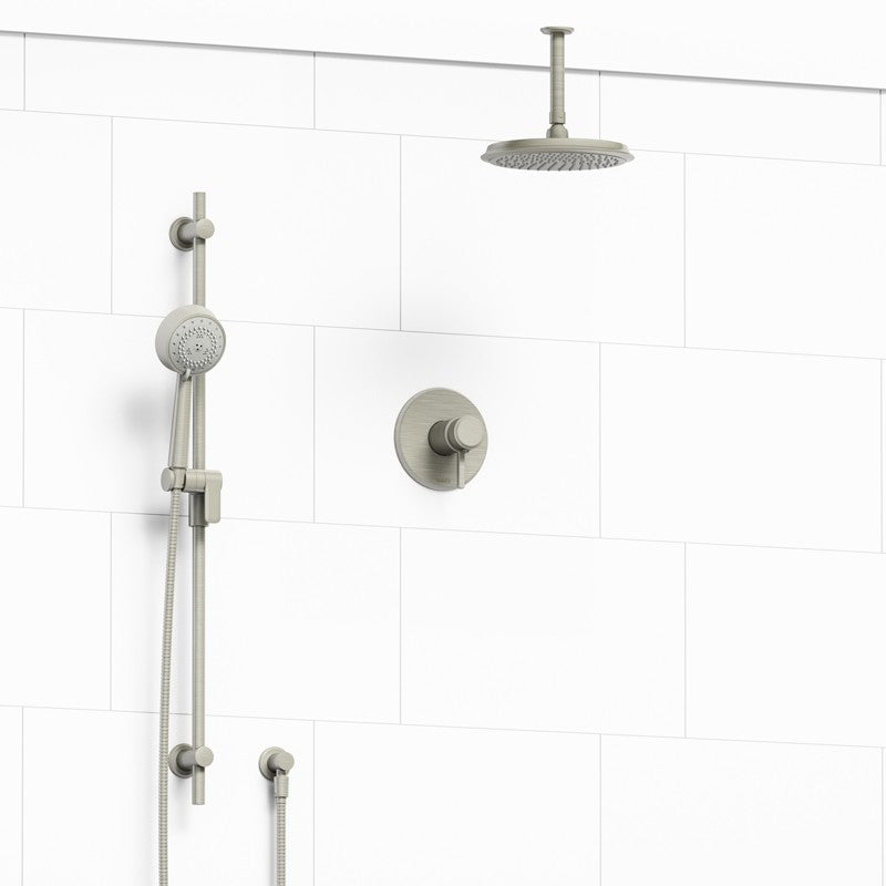 Riobel Momenti KIT323MMRDL Type T/P 1/2 inch coaxial 2-way system with hand shower and shower head