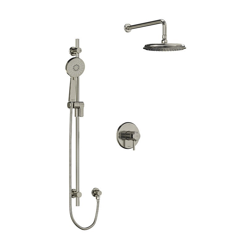 Riobel Momenti KIT323MMRDL Type T/P 1/2 inch coaxial 2-way system with hand shower and shower head